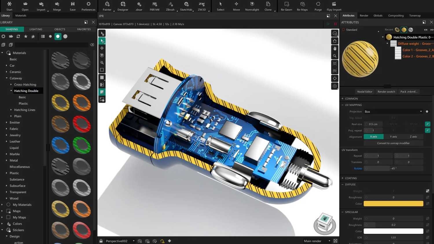 Maverick Render 2026.1 Cutaway 官方演示